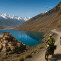 “Spiti Valley travel guide collage featuring Key Monastery, Chandratal Lake, Himalayan mountains, and road trip adventure in Himachal Pradesh India”