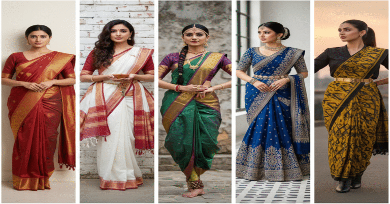 10 Ways to Drape a Saree – Traditional and Modern Saree Draping Styles