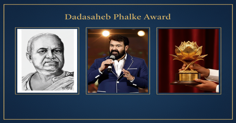 Dadasaheb Phalke Award 2025 winner Mohanlal receiving India’s highest cinema honour