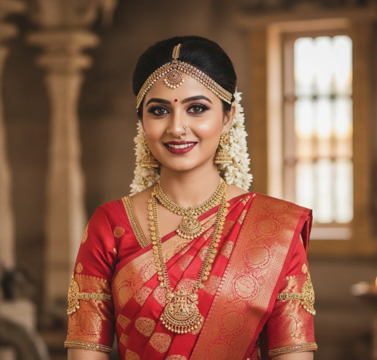 Best jewelry for silk sarees – gold, diamond, pearl, Kundan, and oxidized silver styling guide