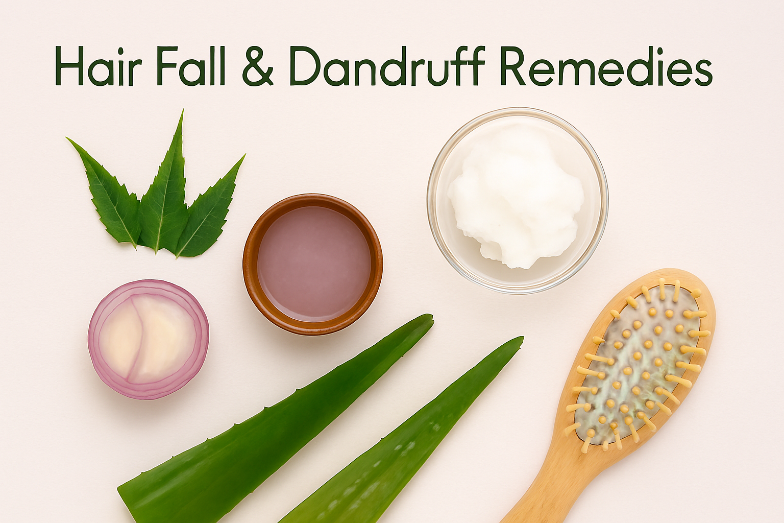 Remedies for Hair Fall & Dandruff