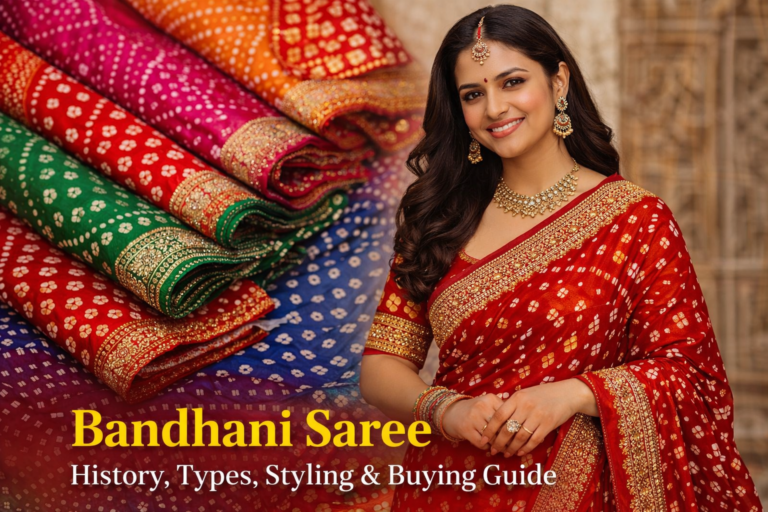 Bandhani Saree – Traditional Indian Tie-Dye Art