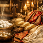 Journey of silk from silkworm cocoon to royal silk fabric and luxurious garments