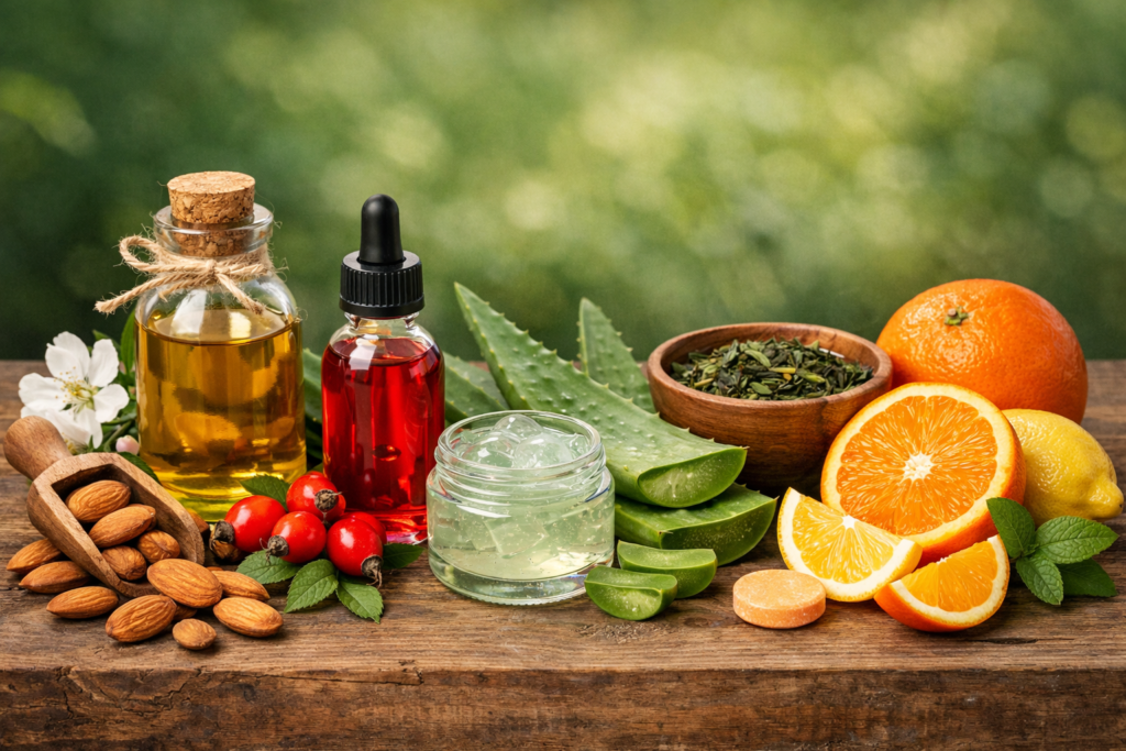 Under eye massage to reduce dark circles