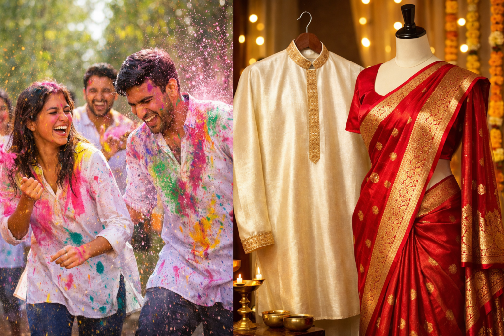 Silk vs Cotton for Holi: Which Fabric Is More Comfortable?