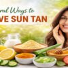 Natural ways to remove sun tan using lemon, aloe vera, turmeric and home remedies