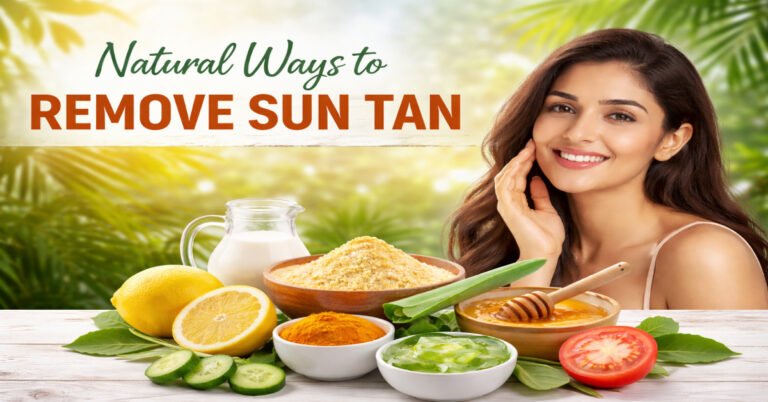 Natural ways to remove sun tan using lemon, aloe vera, turmeric and home remedies