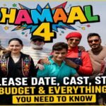 Dhamaal 4 (2026) cast group photo featuring lead actors with release date, cast, story, budget and movie details.
