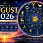 August 2026 monthly horoscope featuring all 12 zodiac signs with astrology predictions for love, career, money, health, relationships, education, and personal growth.