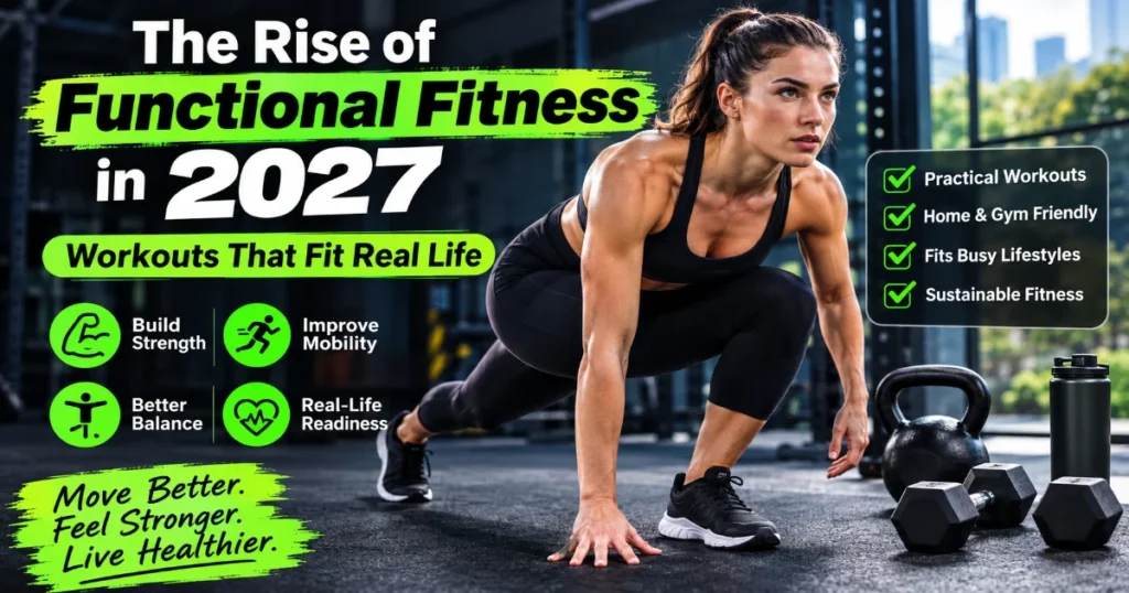 Functional Fitness in 2027 focuses on powerful, practical workouts that improve strength, mobility and everyday movement.