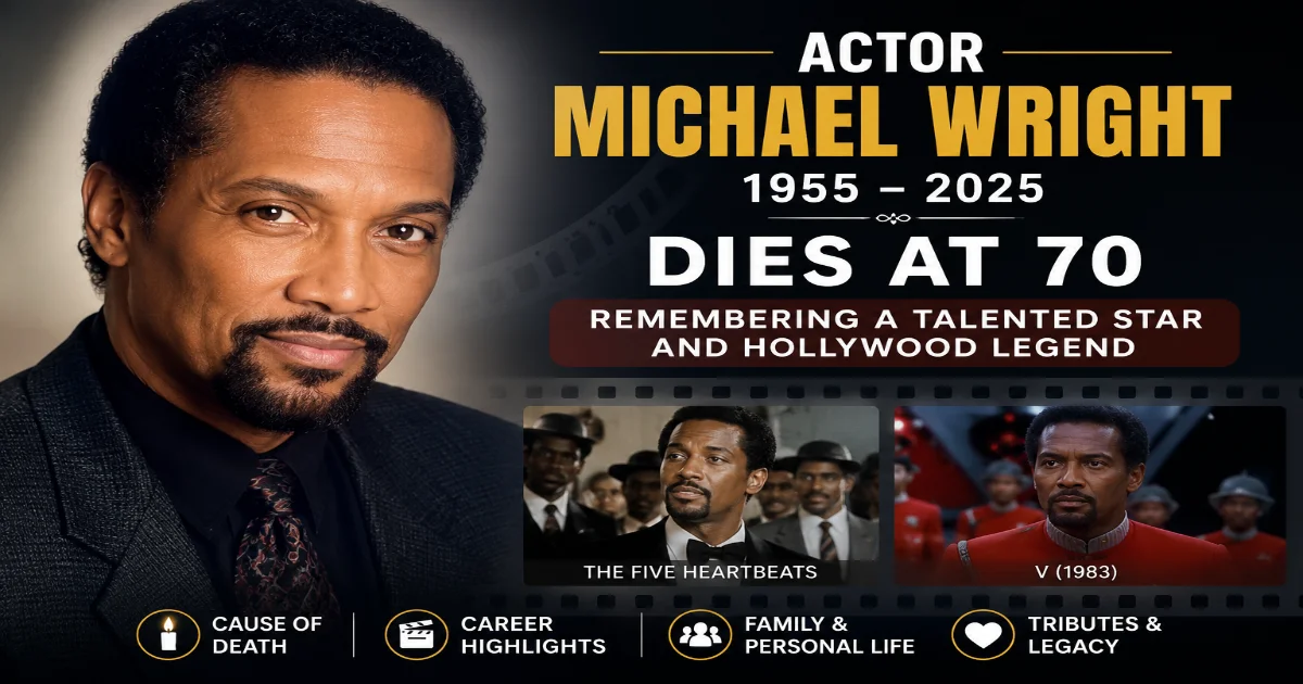 Actor Michael Wright, known for The Five Heartbeats and V, dies at 70
